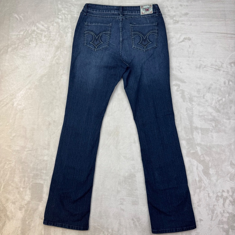 🔥Vtg Y2K YMI Jeans Women's 11 Size 30x34 Bootcut Blue Denim Flare Leg Pants